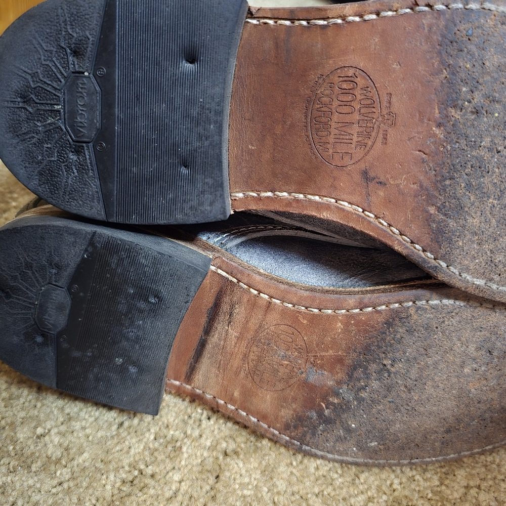 Wolverine 1000 mile distressed boot 7.5 - Picture 4 of 6